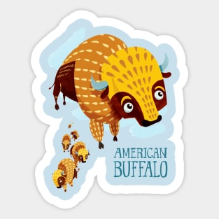 American Buffalo Sticker